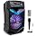 Pyle Portable Bluetooth PA Speaker System - 600W Rechargeable Outdoor Bluetooth Speaker Portable PA System w/ 10” Subwoofer 1