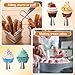 Churro Maker Machine, Catcan Churro Maker Kits Including Stainless Steel Churro Maker, Piping Bag with Churro Piping Tip, 4 Nozzles, 2 Brushes, 3 Discs for Homemade Different Shape Churros, Cookie