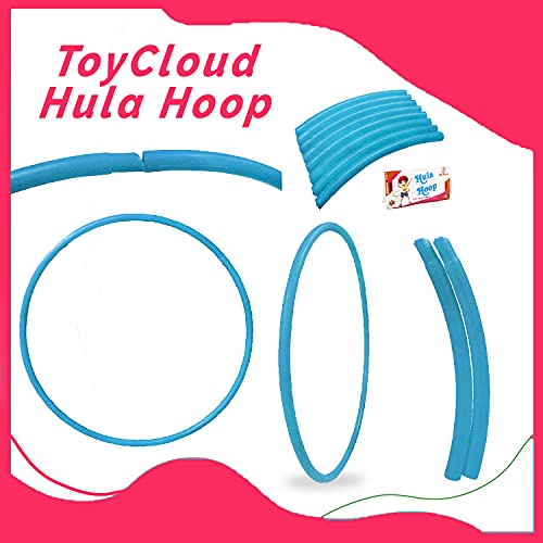 Image of Toy Cloud Octa Hula Hoop - Versatile 4-Size Adjustable Exercise Ring Set for Women, Adults & Kids Interlocking Hoola Hoops 18-29 inch Hulla Hups for Girls