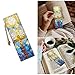 Noteligou Pigeon Bible Covers Case for Women Cross PU Leather Bible Bgas with Book Marks Book Handbag Portable Bible Study Church Tote Bags with Handle Organizer Protector Size 2XL