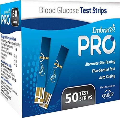 EmbracePro Test Strips Bundle 2 Boxes of 50ct | Compatible with Embrace PRO Meters