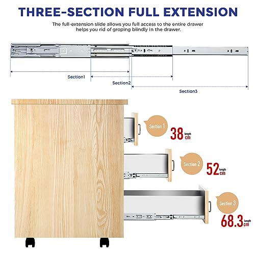 Image of Ravinte 10 Pairs 20 Pack Full Extension Ball Bearing Drawer Slides Soft Close Silver Drawer Rails Track 12 Inch Side Mount