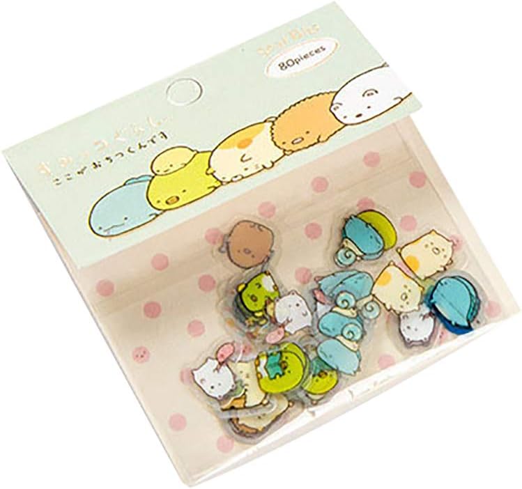 Kanggest Animals Diary Stickers Little Cute Pattern Calendar Stickers Paper DIY Decoration Envelope Decoration Photo Journal Albums Diary Stickers Notebook Decoration Scrapbooking(C)