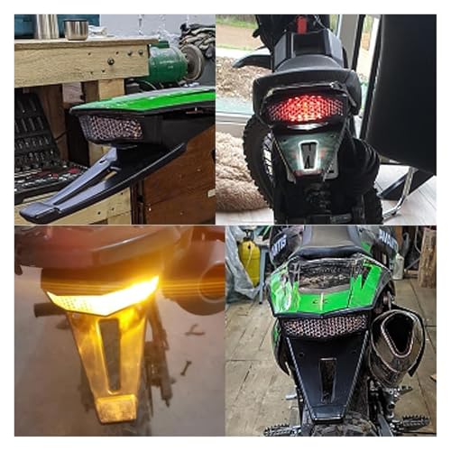 Luz Trasera Universal para Dirt Bike y ATV con Intermitente LED 7