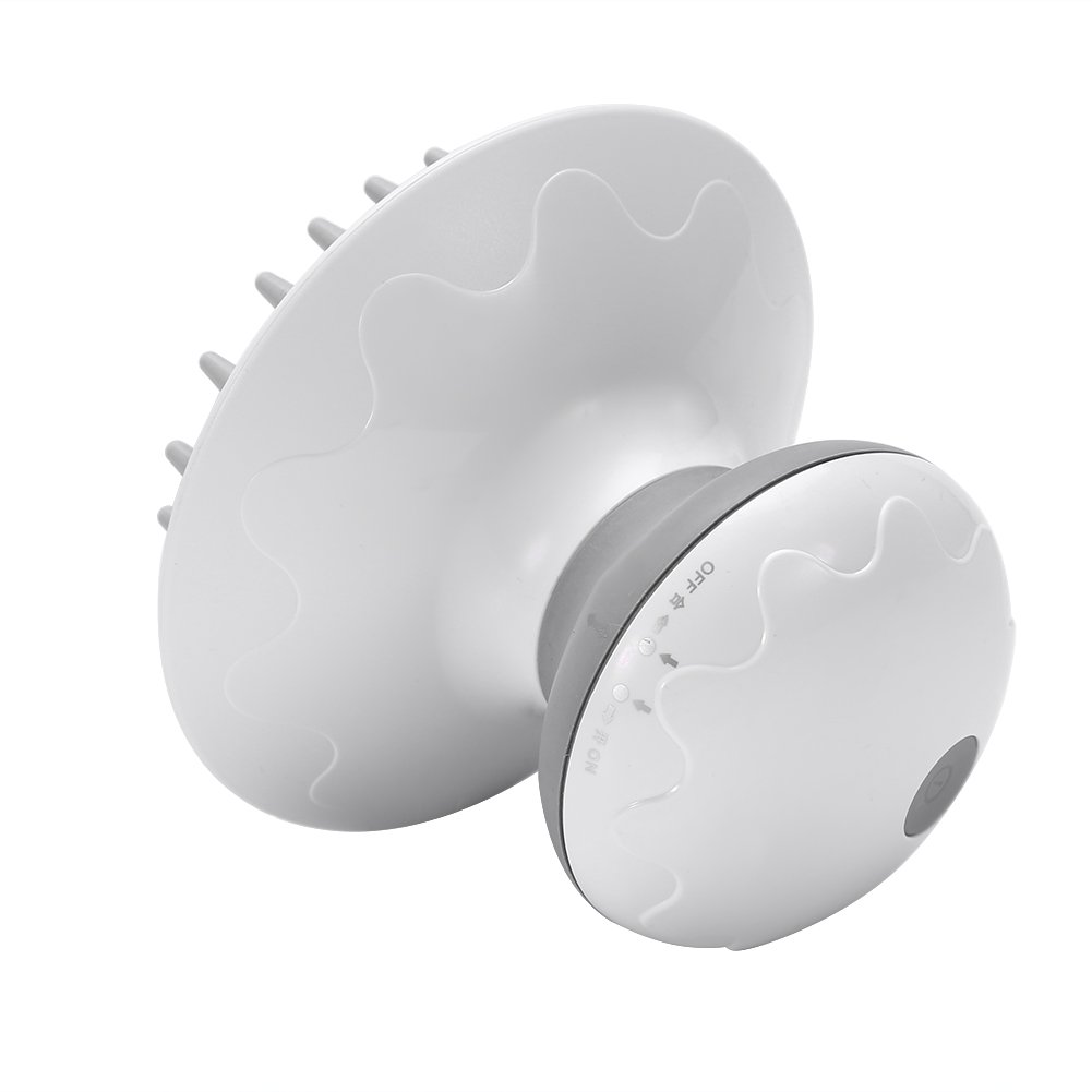 Elektryczna szczotka do masażu, 3 tryby wibracji Masażer głowy do skóry głowy, antystatyczna szczotka do włosów relaksująca skórę głowy Double the comfort