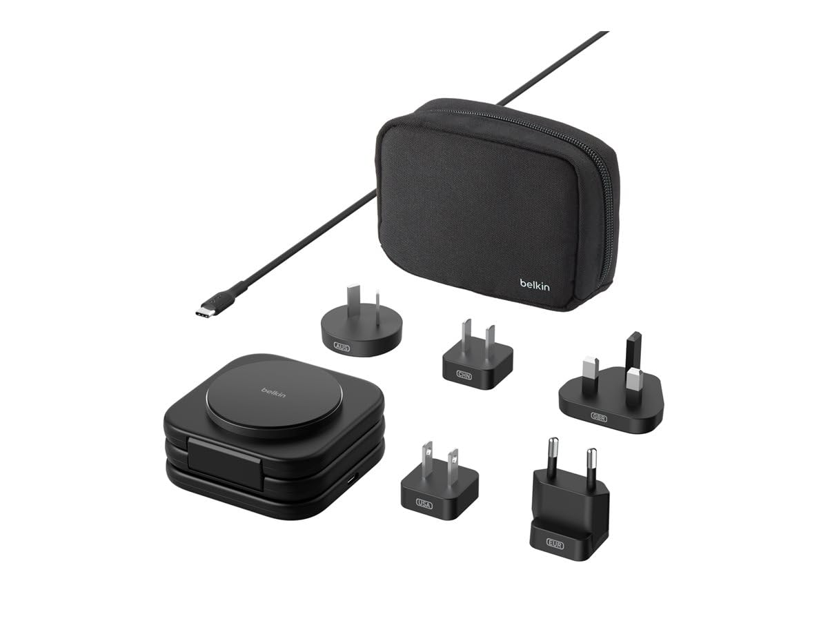 Belkin Boostcharge Pro Cuffie, Smartphone, Orologio Intelligente Nero Usb Carica Wireless Ricarica Rapida Interno (boost Charge Pro Qi2 3in1 - Magn R