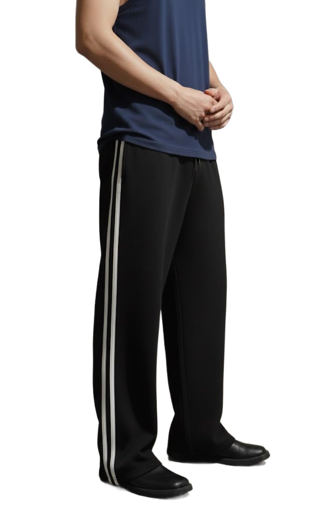 dockstreet Track Pant for Men || Baggy Fit || Track Pants || Full Elastic Jogger Track Pant || 100% Cotton-picture-55