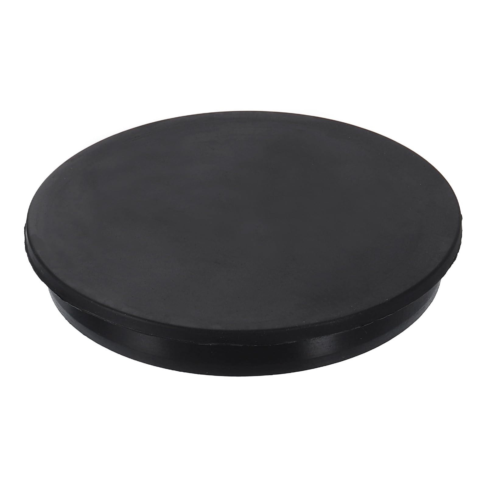 Photo 1 of uxcell Silicone Hole Plug, Waterproof Round Rubber Stoppers Bottle Seal Plugs Tube Pipe End Caps for 125mm/4.92" Hole for Bathtub Bottle, Black