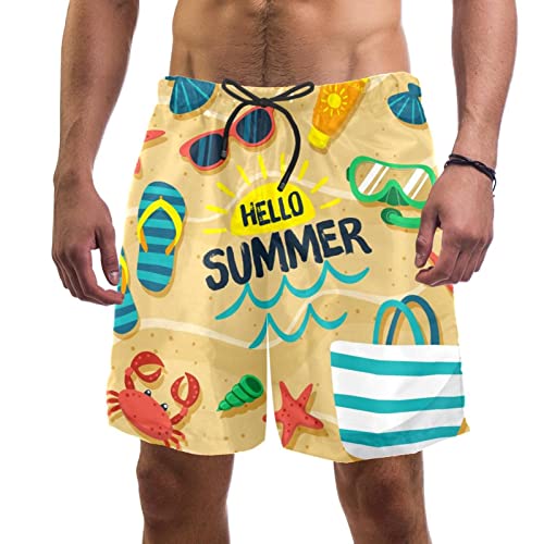Maillots de bain pour hommes JDEZ short de plage d'été