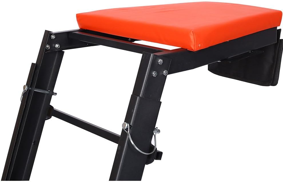 Rolling Creeper, Foldable Rolling Creeper with 4 Swivel Caster Wheels and Padded Deck, 400 LBS Capacity High Top Creeper for Home Garage, Workshop Repair Maintenance