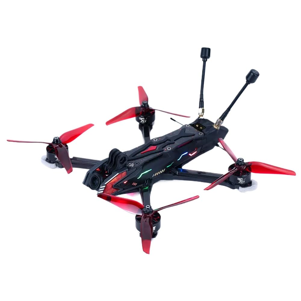 Dron Manta 5 PRO FPV z GPS 6S O3 VTX i kwadratową ramą X C227 1960KV kompatybilny z zestawami kinowymi i freestyle FPV (ramka DC ELRS 2.4G)