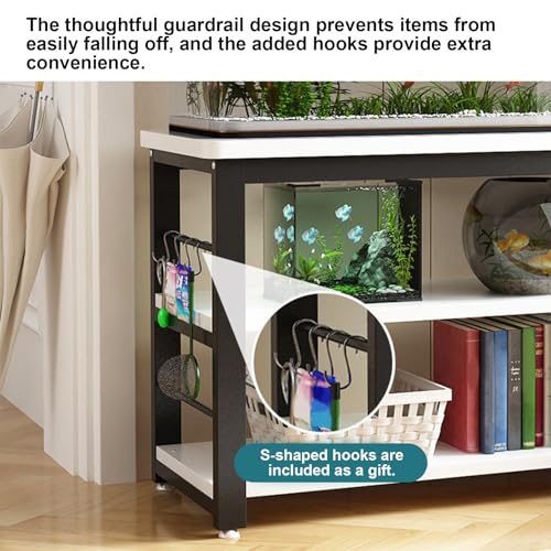 Support d'aquarium à double couche pour bureau et maison moderne - 7