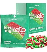 Kiss My Keto Candy Watermelon Keto Gummies 6-Pack - Low Sugar (1g), Low Carb Candy (3g-Net) | Soy...