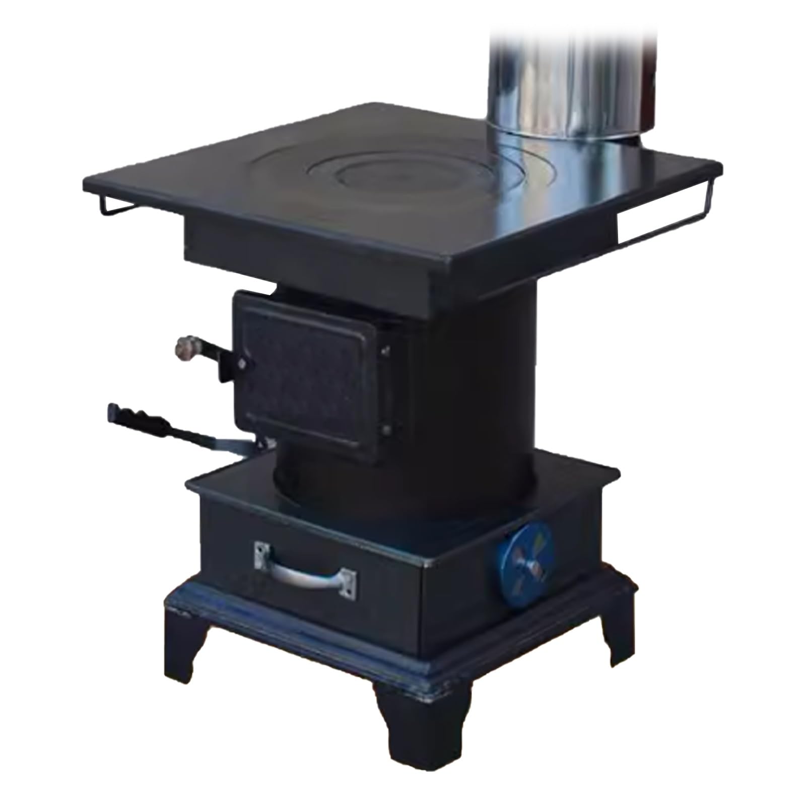 Stufe A Pellet For Il Riscaldamento Domestico, Stufa A Legna For Interni, Fornisce Riscaldamento Rapido E Cenere Facile Da Pulire, Molteplici Combustibili Solidi For Cucinare, Acqua Bollente