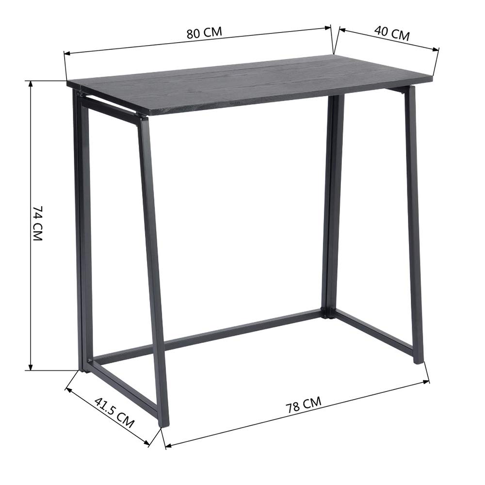 Meubles Cosy Bureau Informatique Pliant pour Petits Espaces, 80 x 40 cm
