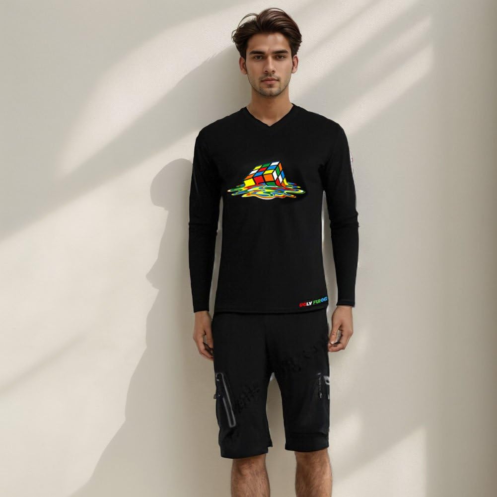 UGLY FROG Downhill Jersey Mens Bike Wear Rage Cycling/Motocross Clothes Mountain Bike Shirt MTB BMX — view 32