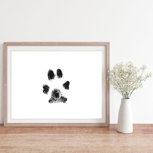 Miniatura 6 de Almohadilla de tinta sin tinta para pies de bebé y patas de perro y gato, 100% segura, tacto limpio (no tóxico, sin contacto con la piel), perfecto