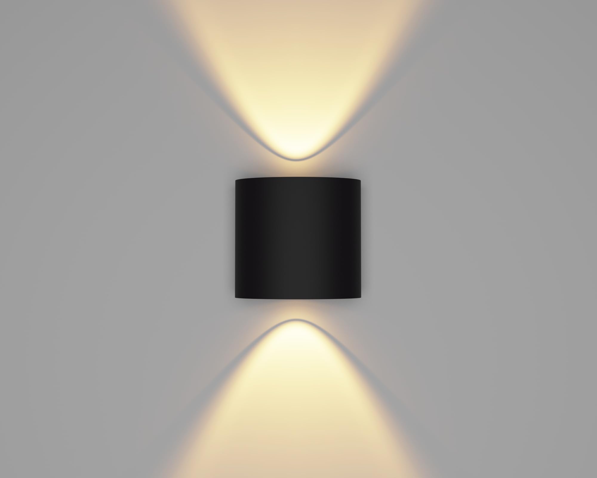 PESCA 2 Watts 2 Ray Oval Up-Down Outdoor LED Outdoor Waterproof IP65 Exterior Wall Step Light Fixture Waterproof Lamp (Warm White, Black Body) 2 Way (Metal) (B0BSMQNLFS) Amazon Price History, Amazon Price Tracker