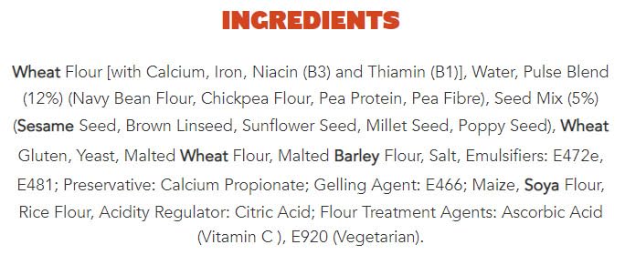 Warburtons Seeded Protein Thin Bagels, Pack of 4