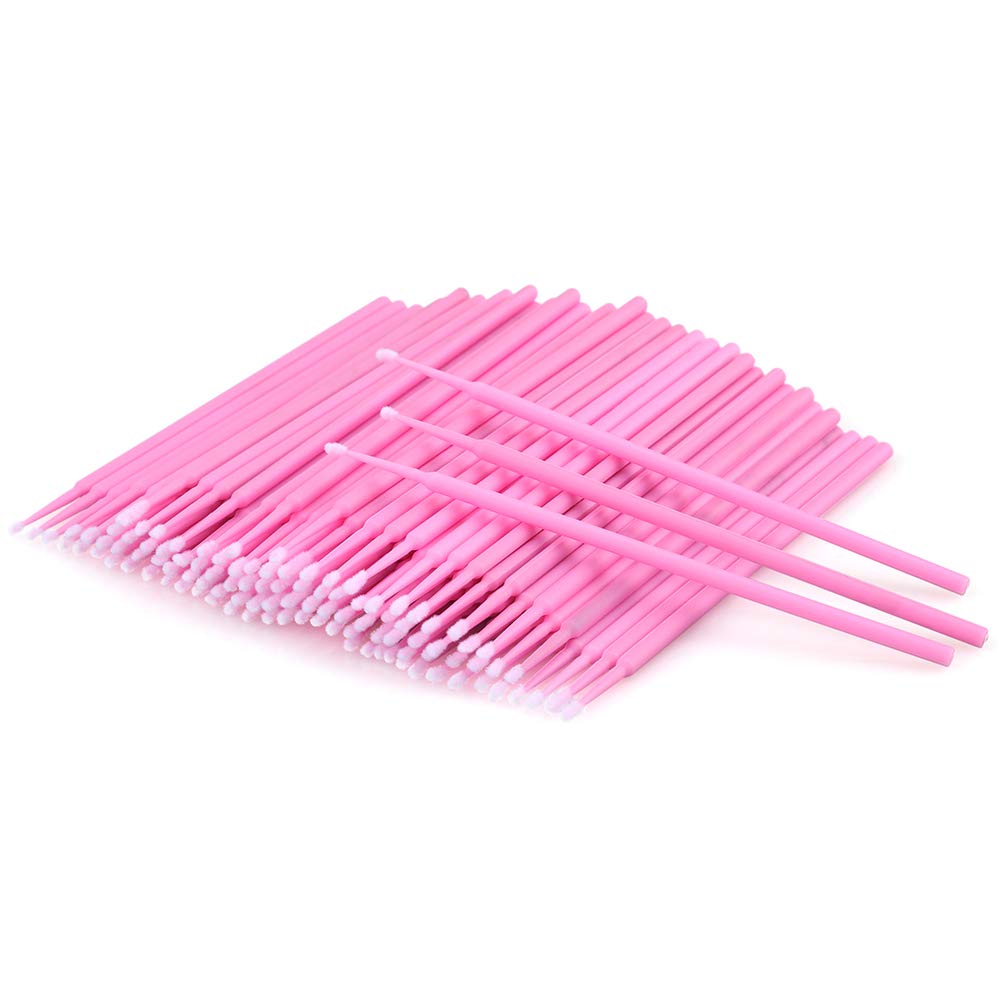 G2PLUS 400PCS Microbrush Aplicadores Micro Cepillos Extensión de Pestañas Herramienta Maquillaje