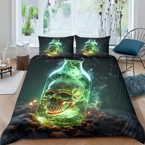 Parure de lit fermeture éclair ultra douce avec housse de couette microfibre king