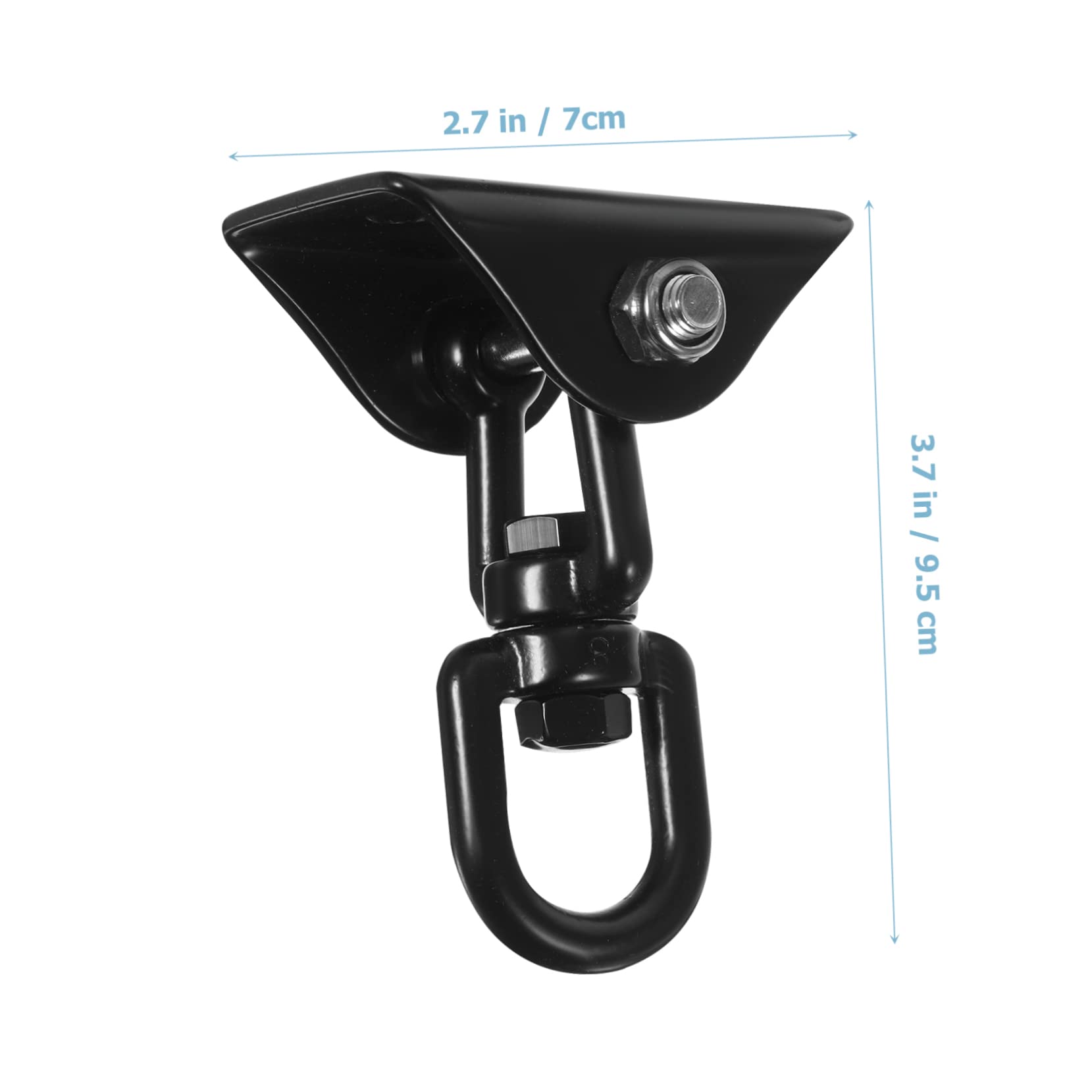 IWOWHERO Heavy Duty Hammock Hook Ceiling Mount S-Shaped Swing Hanger for Wall 304 Stainless Steel Easy Install Swing Hanging Kit