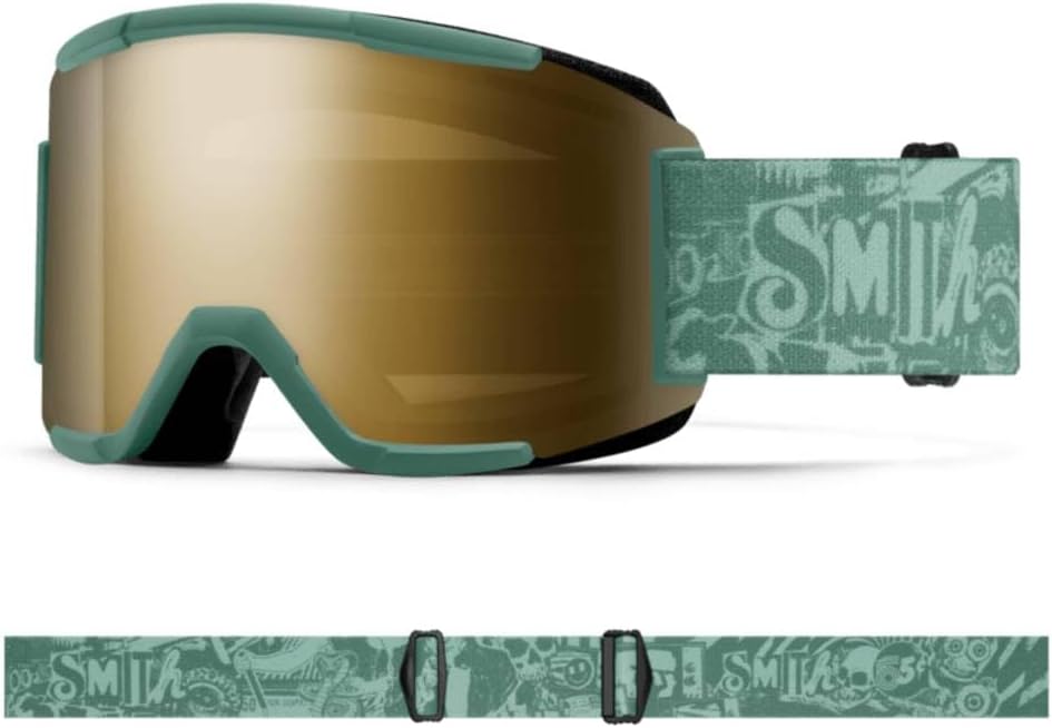 SMITH Squad Goggles with ChromaPop Lens – Snow Goggles with Replaceable Lens for Skiing & Snowboarding – for Men & Women