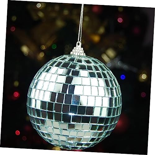 DECHOUS - Bola espejada reflectante, 3 piezas, diámetro 10 cm, para fiestas, bodas y decoración de eventos miniatura 6