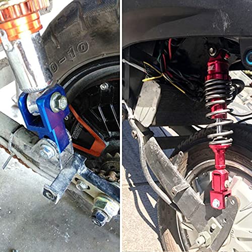Rallonge de choc arrière moto Windance bleu : solution contre l'affaissement amortisseur