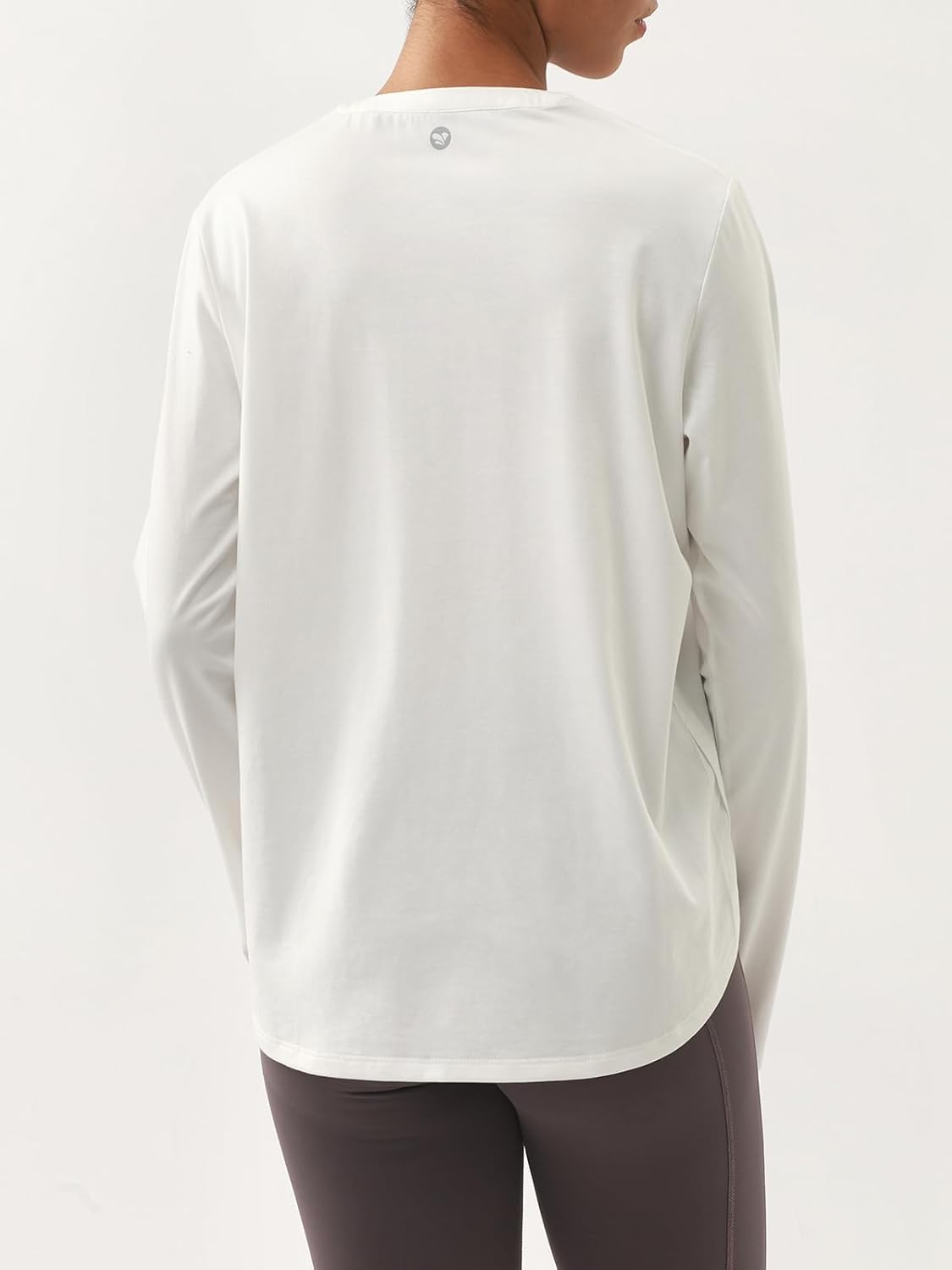 AARYA Women's Lightweight Long Sleeve Workout Shirts - Quick Dry Cotton Yoga & Running Tops, Athletic Active Tee
