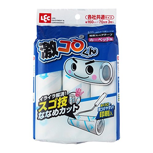 レック 激コロ スゴ技カット 70周 スペア 3個入 (カーペットクリーナー) レック 激コロ スゴ技カット 70周 スペア 3個入 (カーペットクリーナー)