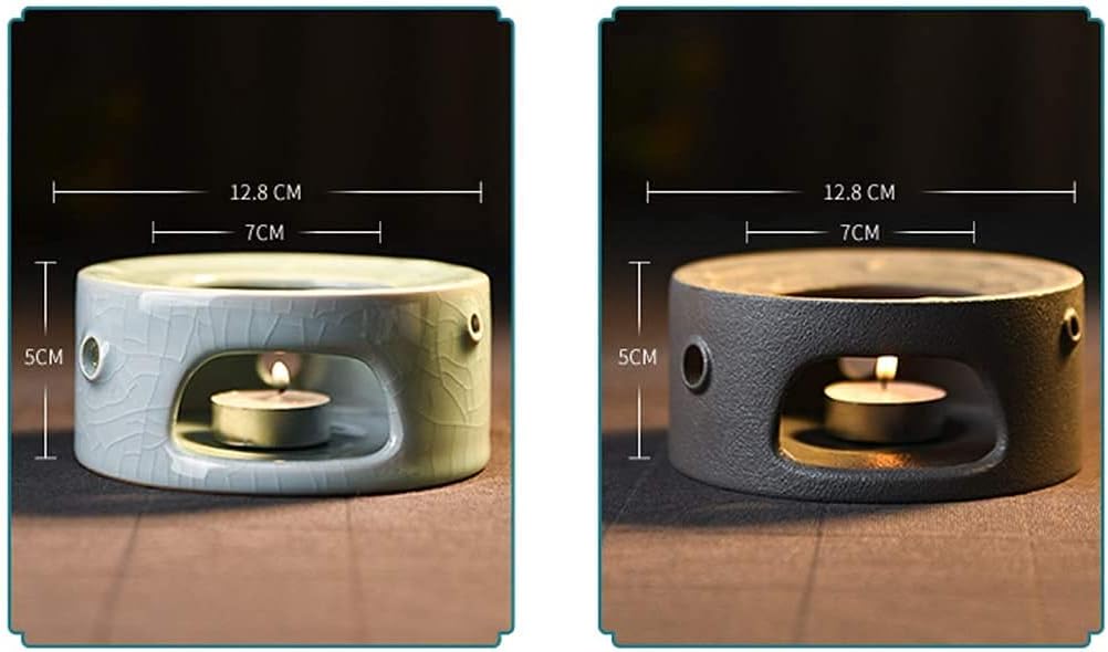 Teapot Warmer Teapot Heating Base Tealight Heating Pedestal Tea Heater Tea Stove for Heating Food (Color : B)