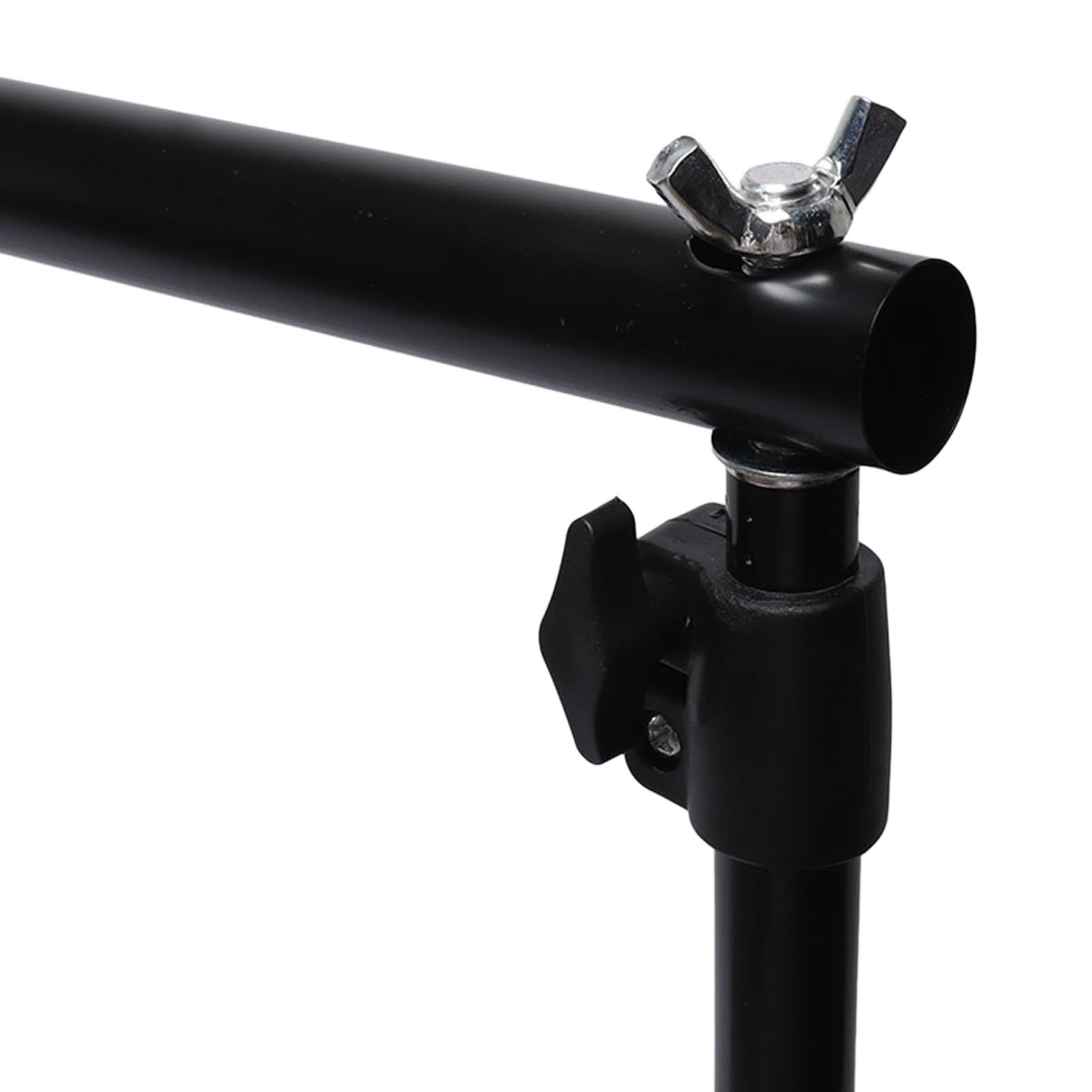 Kit supporto per fondale fotografico retrattile 2x3 m - Materiale in ferro robusto, lunghezza 3 metri, predisposizione per streaming live e fotografia