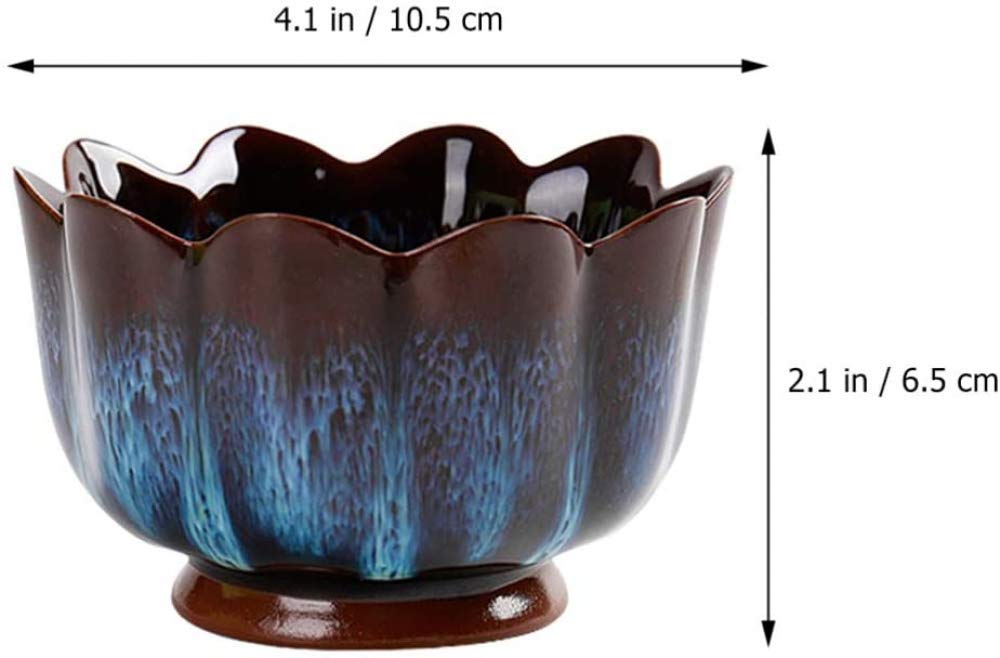Ciotola da tè Matcha in Stile Giapponese tè Verde in Ceramica in Polvere Set da tè Chawan Accessori Ciotola Piccola da 250 ml