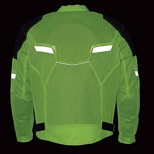 Image of Milwaukee Leather Men's CE Armored All-Season Motorcycle Jacket - 5X-Large | All Seasons, Impact Protection ,Textile Racer Design, Vented