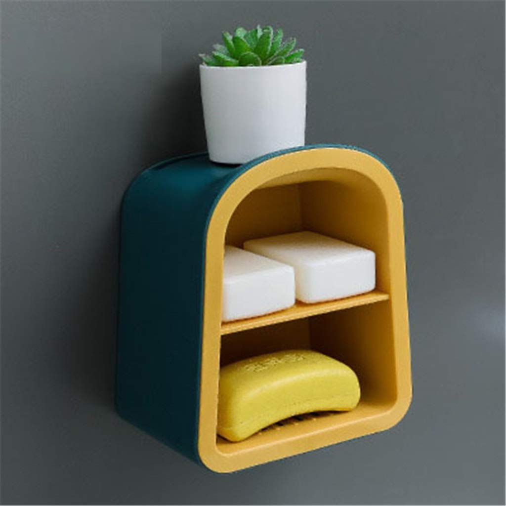 Étagère murale de salle de bain au fini épuré pour une décoration de la maison moderne