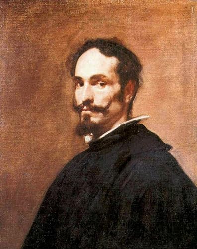 Pintura mural de retrato clásico en lienzo decorativo grande de 60x90cm