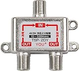 YOU+ アンテナ2分配器 全端子通電型|Amazon