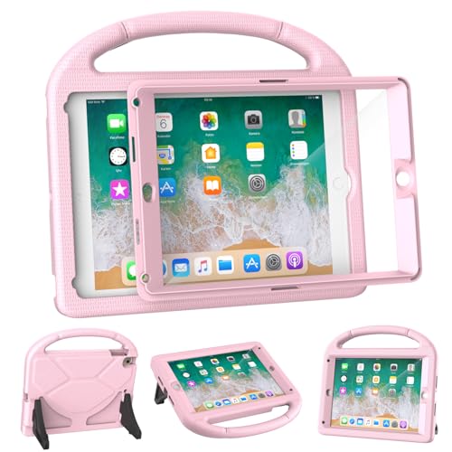YIHE Shockproof Kids Case for iPad 6th/5th Generation (9.7 inch, 2018/2017), iPad Air 2/1 & Pro 9.7 | Durable Protective Cover with Built-in Screen...