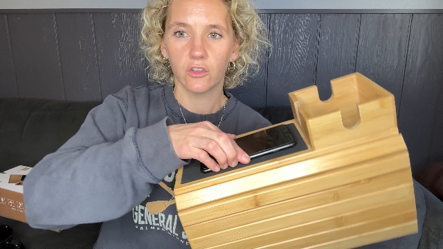 Amazon.com: Joy&Grace Sofa Armrest Tray with Large Mug Holder