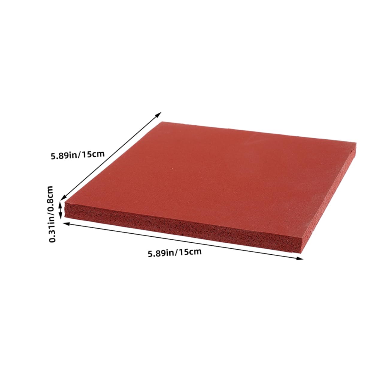 HOODANCOS Thermal Insulation Pad for Heat Transfer Machines Silicone Heat Mat Non-Slip Reusable Pad