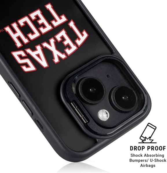 Skinit Kickstand Phone Case Compatible with iPhone 13 - Officially Licensed Texas Tech University Bold Design