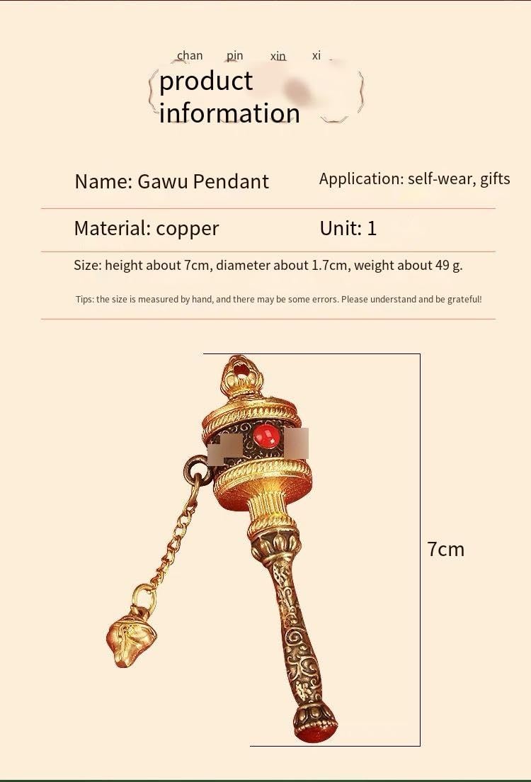 Koło modlitewne, Wheel Tibetan Handheld Prayer Hand-Cranked for Meditation Yoga Home Office