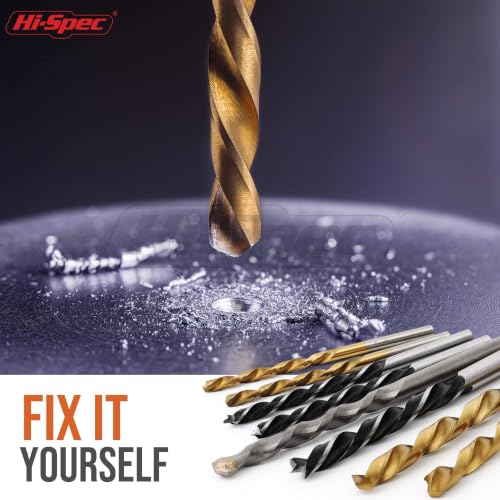 Hi-Spec 130pc Multi SAE Drill Bit Set - Image 7