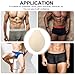 Amosfun 4 Pcs Men Bulge Sponge Pad Underwear Cup Breathable U-Shaped Front Support Insert for Swimwear Shorts Sports Wear Yellow
