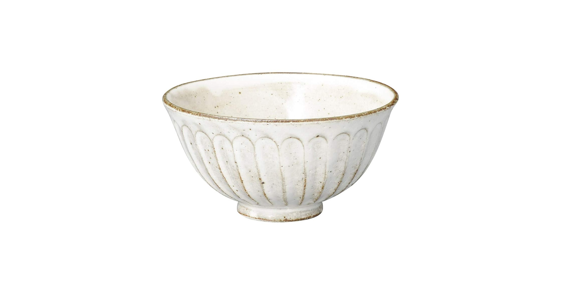 粉引吸出し茶碗　5個 水野双鶴（粉引き茶碗）