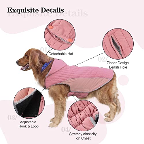 Emust Dog Coat For Winter, Dog Vests For Cold Weather Warm Dog Jackets For Small Medium Large Dogs For Winter, Pet Dogs Apparel For Cold Weather,3Xl #TOP3
