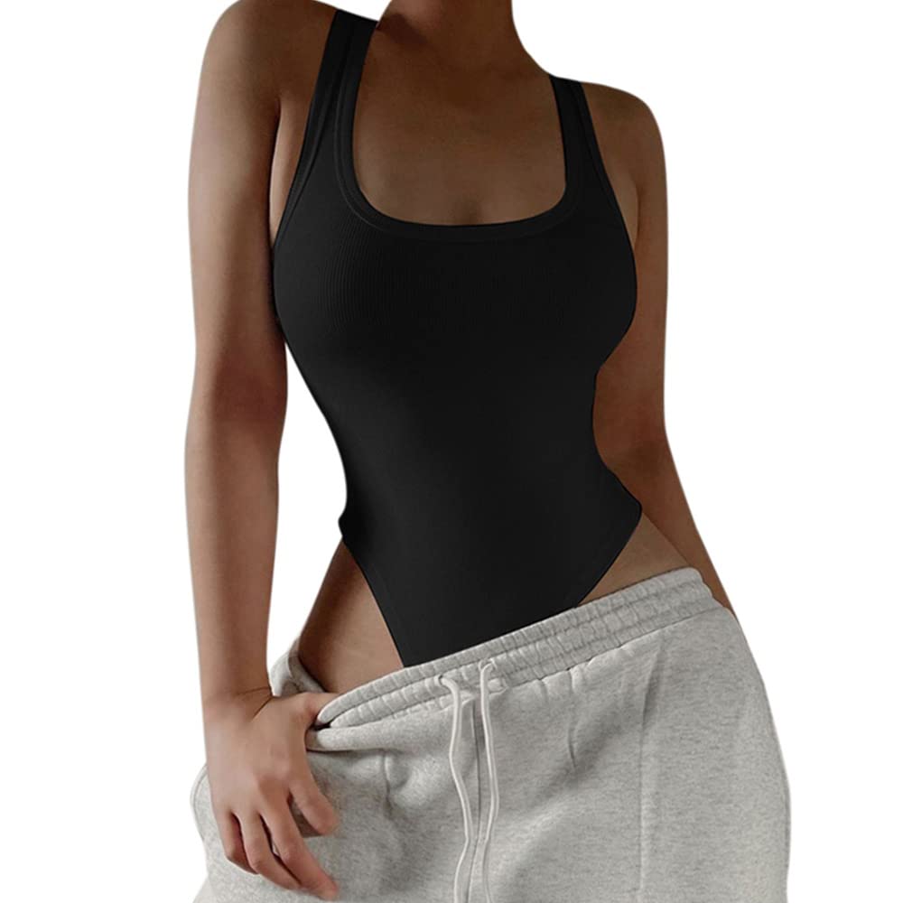 TTPSRY Mono de Mujer Corto en General Mono Corto Elegante Sin Mangas Correa de Espagueti Casual Jumpsuit
