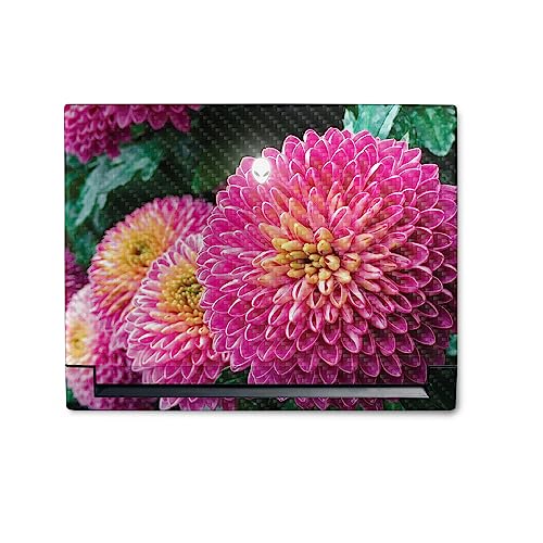 Image of MightySkins Carbon Fiber Skin Compatible With Alienware M18 R1 (2023) Full Wrap Kit - Chrysanthemum | Protective, Durable Textured Carbon Fiber Finish | Easy To Apply & Change Styles | Made in the USA