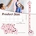 Adorable Giraffe Height Chart for Kids - No-Drill Growth Chart for Wall, Perfect as Kids Room Decor & Thoughtful Birthday Gift for Boys and Girls (Light Pink)